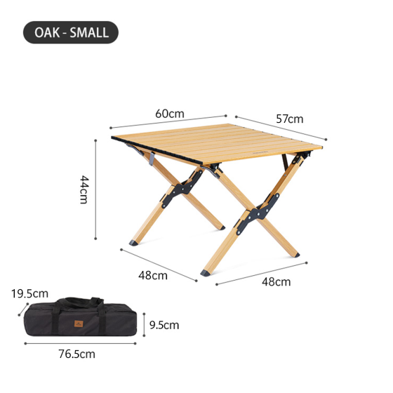 Раскладной туристический стол Naturehike CNK2300JU010 алюминий (Бежевый) размер S Винница