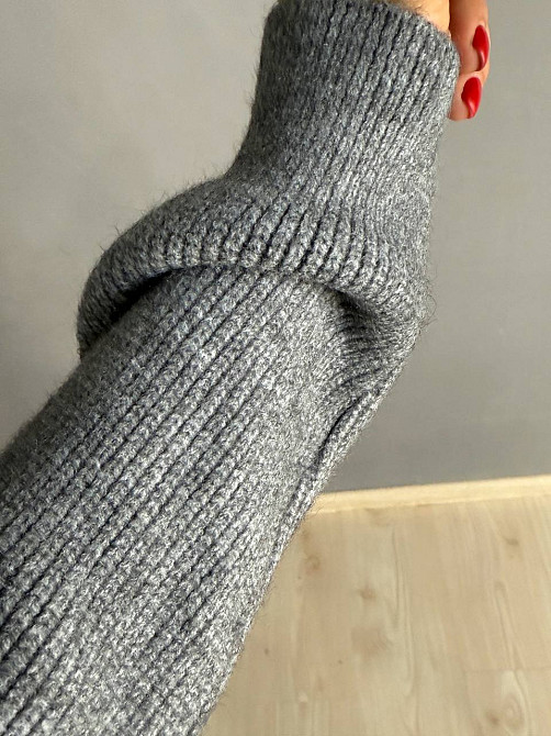 Кардиган жіночий A-N 1899 светр на блискавці в’язаний сірий, сірий, one size Київ - фото 18