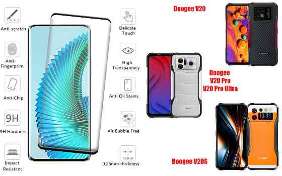 Защитное стекло HyperGlass Pro для Doogee V20, V20 Pro, V20S, V20 Pro Ultra – максимальная чувствительность и Киев
