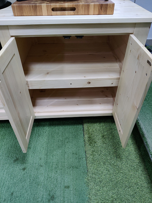 Стол для гриля Primo, Big Green Egg, Kamado Joe деревянный с нишами GRILLI 009694 Код: 009694 Ровно - изображение 3