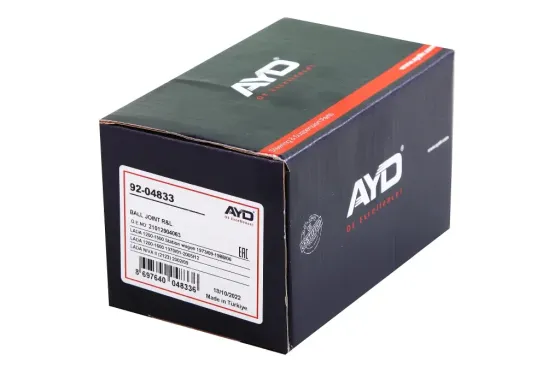 Шаровая опора 2101 AYD закатная нижняя с крепежом (пыльник под хомут) Винница