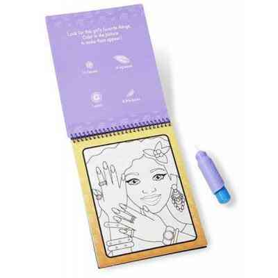 Набор для творчества Melissa&Doug Волшебная водная раскраска Макияж и маникюр (MD19416) Винница