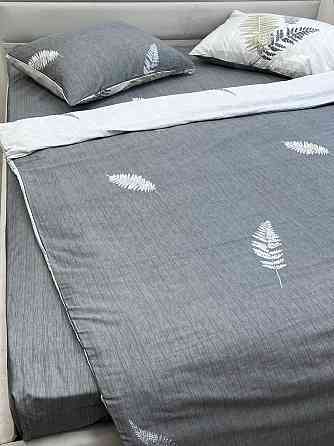 Ecotton Комплект постільної білизни Ecotton двоспальний 180х215 см сірий (21007АВ) Київ