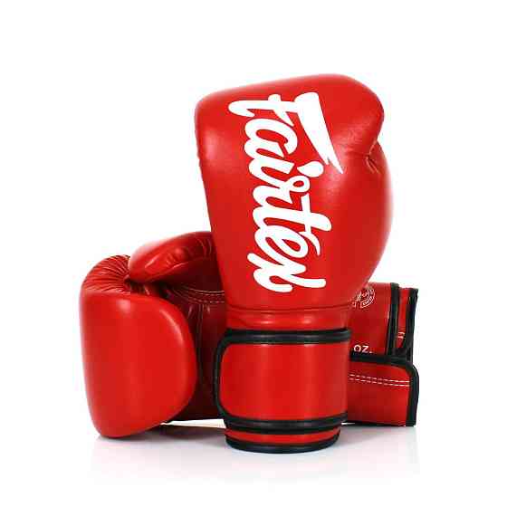 Боксерські рукавиці Fairtex BGV14 Red 12 унцій (бинти в комплекті) Каменское
