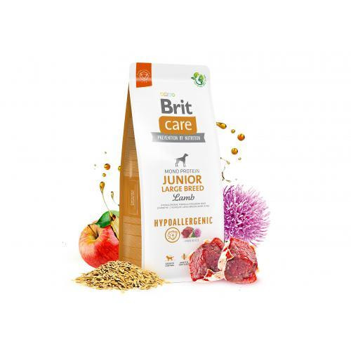 Сухой корм Brit Care Dog Hypoallergenic Junior Large Breed для молодых собак больших пород, гипоаллергенный с ягненком, 1 кг Киев - изображение 4