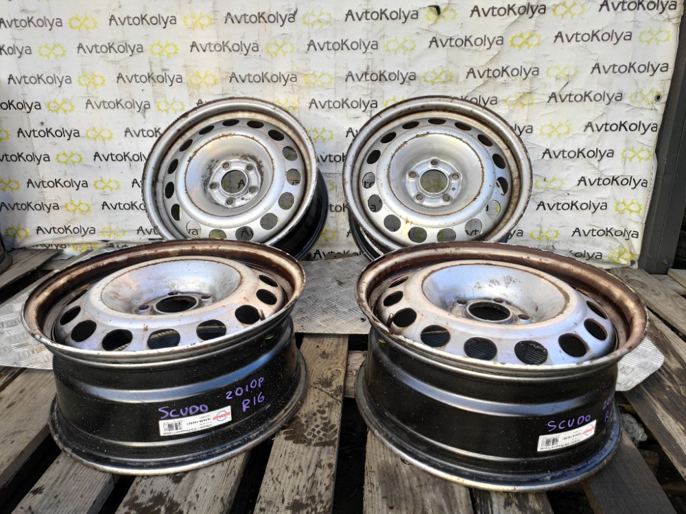 Диск металевий R16 Fiat Scudo 2007-2016 Ковель - фото 4