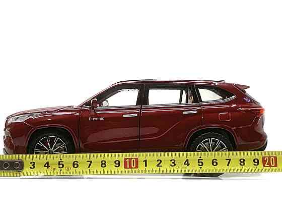Машина Автосвит Toyota Highlander инерционная открываются двери капот багажник 21см Бордовий (AP-2024) Чернігів