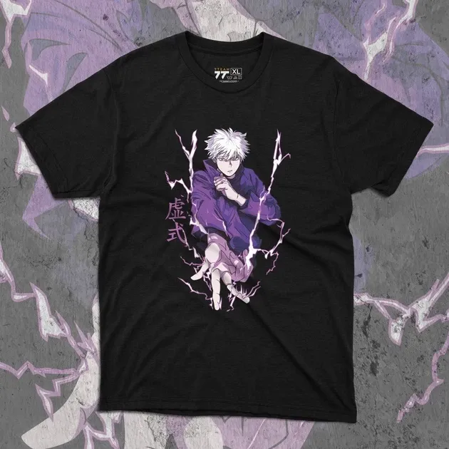 Футболка чоловіча з  принтом Магическая Битва Сатору Годжо 2 Розмір 48 Дніпро - фото 1