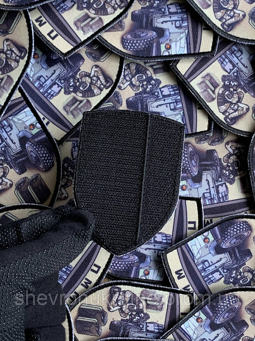 Друкований шеврон ПММ (Форма щит. На липучці) Розмір 9x6.5см Київ - фото 7