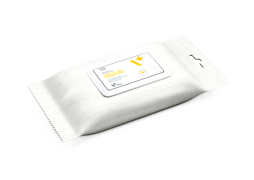 Серветки Vet Expert Specialist Hexawipes для очищення шкіри котів і собак з хлоргекседином (упаковка 40 шт) Вінниця - фото 2