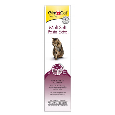 Паста для животных GimCat Malt-Soft Extra для вывода шерсти 200 г (4002064417127/4002064417943) Винница - изображение 1