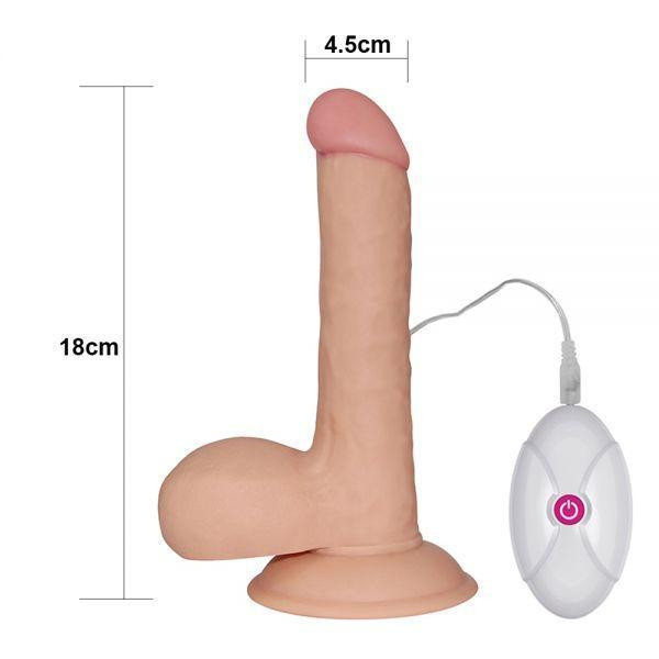 Вібратор із виносним пультом керування 7.5" The Ultra Soft Dude Sex Aura Київ - фото 7