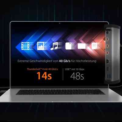 Порт-репликатор J5create Dock-Station USB-C 11-in-1 (Thunderbolt/PD/картридер/USB-A/USB-C) (JTD562-EN) Винница