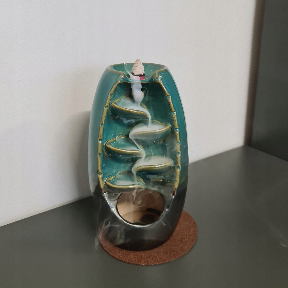 Керамічний ароматичний камін - водоспад димний з 55 паличками Ruhhy (22655) Нововолинськ - фото 8