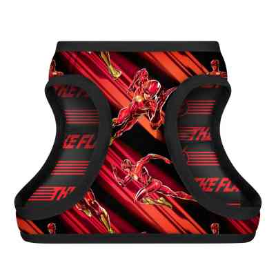 Шлея для собак WAUDOG Clothes м'яка з QR адресником "Швидкість Флеша" XS3 (222-1080) Вінниця