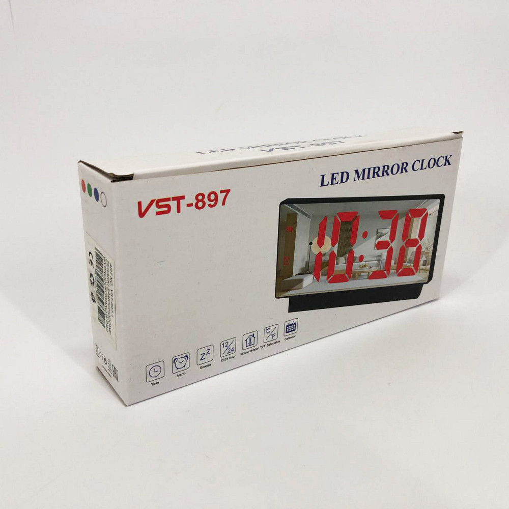 Настольные часы со светодиодным дисплеем VST-897-1, Часы с подстветкой, Часа KO-192 электронные настольные Киев - изображение 10