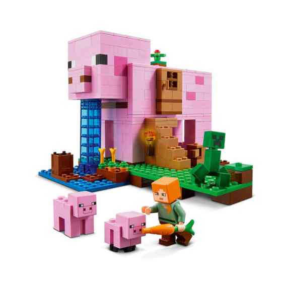Конструктор Minecraft Дом-свинья (21170), 490 деталей совместимый с lego лего Запорожье