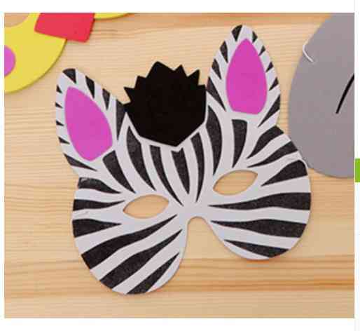 Дитяча маска Зебра one size різнобарвний Київ