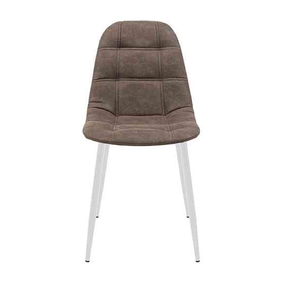 Стілець крісло м'який SplitDesign U Jeep 23 білі ніжки Коричневий Київ