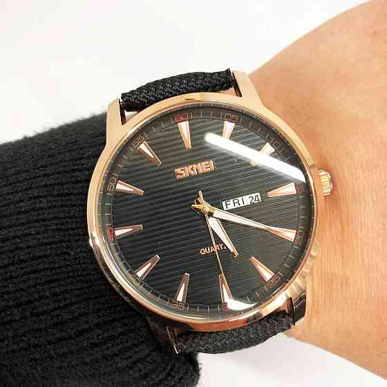 Наручний годинник SKMEI 9303RGBK, Елегантний годинник для чоловіків, Наручний ZY-911 чоловічий годинник Київ
