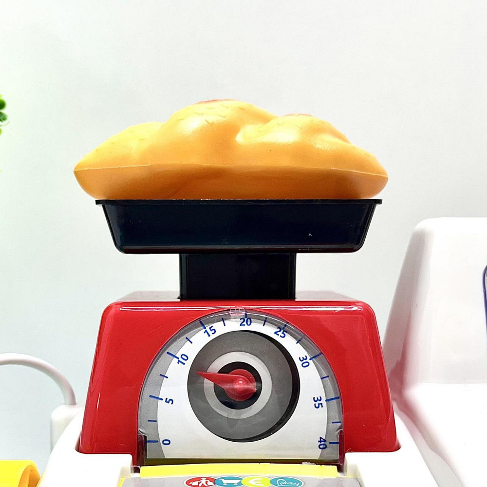 Дитячий ігровий касовий апарат Limo Toy з продуктами вагами Червоний (7162-1 UA) Чернигов - изображение 5