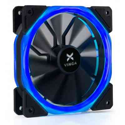 Кулер для корпуса Vinga LED fan-02 blue Винница