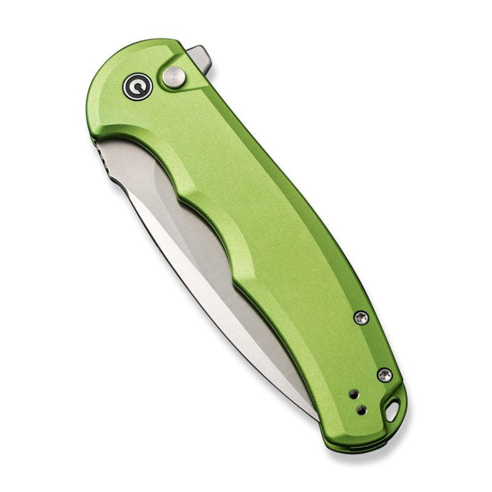 Ніж складаний туристичний Civivi Praxis, (9.5 см) Nitro-V / Aluminum зелений Киев - изображение 5