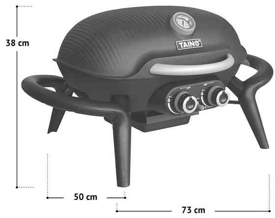 Гриль газовий портативний TAINO O-GRILL Харків