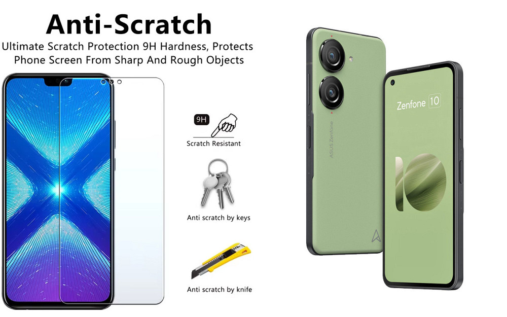 Защитное стекло NeoGlass для Asus ZenFone 10 – ультрапрозрачное и устойчивое Киев - изображение 1