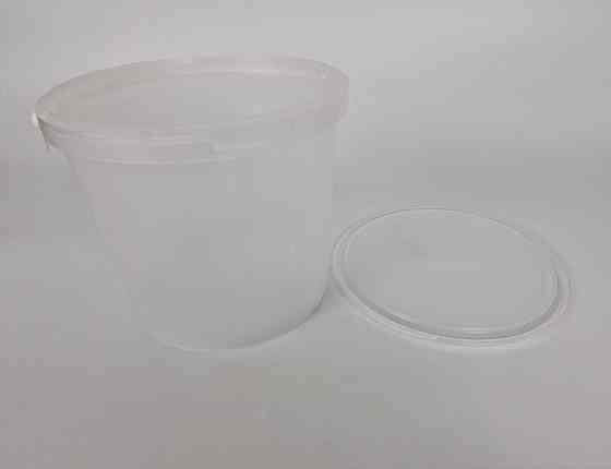 Ведро  с крышкой 5,5л. прозрачное (1 шт) Харьков