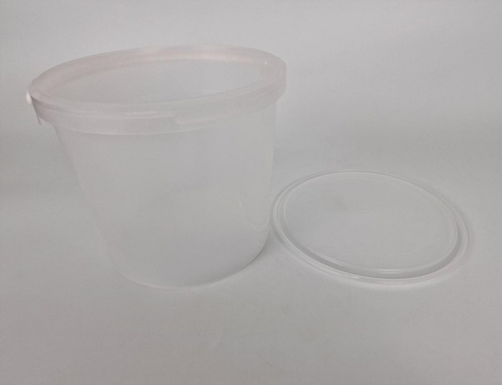 Ведро  с крышкой 5,5л. прозрачное (1 шт) Харьков - изображение 2