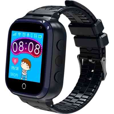 Смарт-часы Gelius Pro GP-PK007 (Ocean) Black Kids smart watch with GPS tracker (Pro GP-PK007 (Ocean) Black) Винница