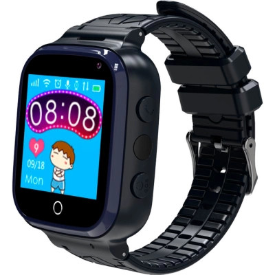 Смарт-часы Gelius Pro GP-PK007 (Ocean) Black Kids smart watch with GPS tracker (Pro GP-PK007 (Ocean) Black) Винница - изображение 1