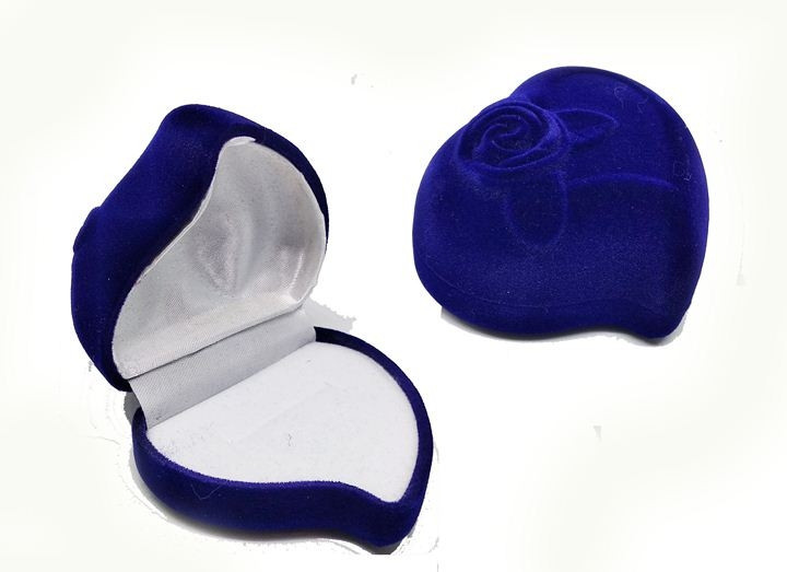 Футляр для кільця синій Серце Київ - фото 1