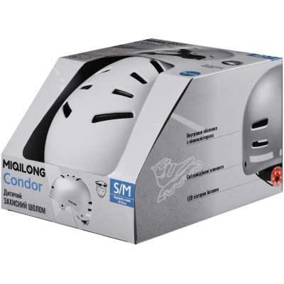 Шолом Miqilong Condor сірий (CONDOR-M-GRAY) Вінниця - фото 11