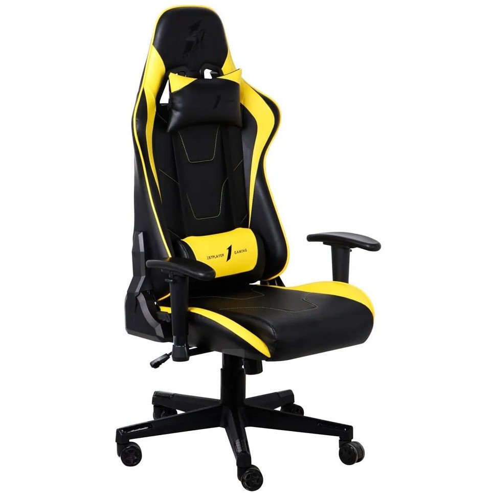 Крісло для геймерів 1stPlayer FK2 Black/Yellow ( 28497 ) Харків - фото 11