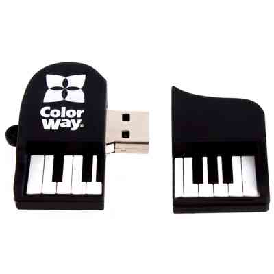 USB флеш накопитель ColorWay Piano 32 GB 3.0 Black (CW-USBPO32) Винница