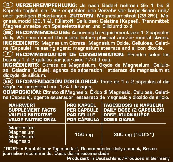 Magnesium 130caps Луцьк - фото 2