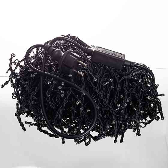 Гірлянда вулична Бахрома 36 м, 600 LED, жовта Київ