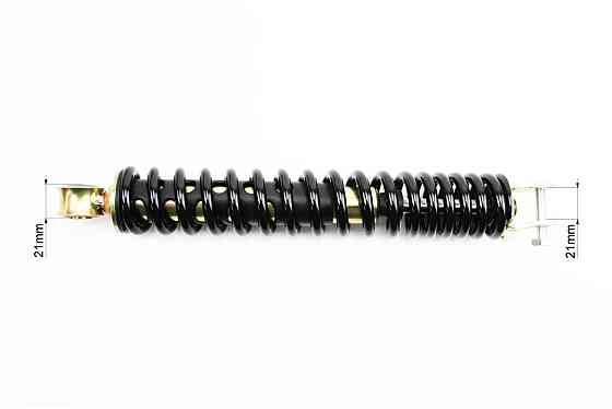 Амортизатор задній GY6/Honda - 290мм*d43мм (втулка 10мм / вилка 8мм), чорний, від 3шт -8% Киев