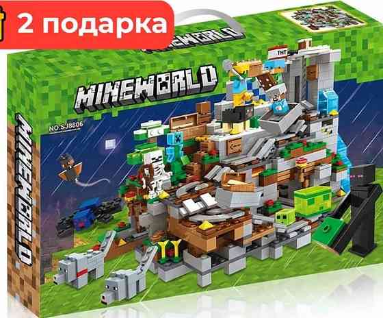 Величезний Лого Майнкрафт Гірська печера, 1089 деталей. MINECRAFT. Київ