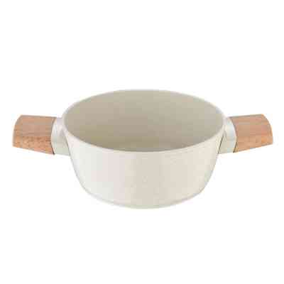 Кастрюля Bergner Naturally, з кришкою 20 см, 2.4 л (BG-34745-CR) Винница