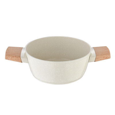 Кастрюля Bergner Naturally, з кришкою 20 см, 2.4 л (BG-34745-CR) Винница - изображение 3