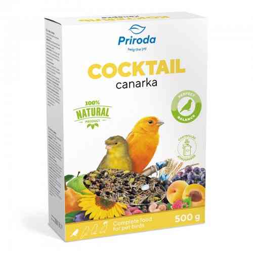 Корм Природа Коктейль Канарейка для канареек и декоративных птиц 500 г Киев