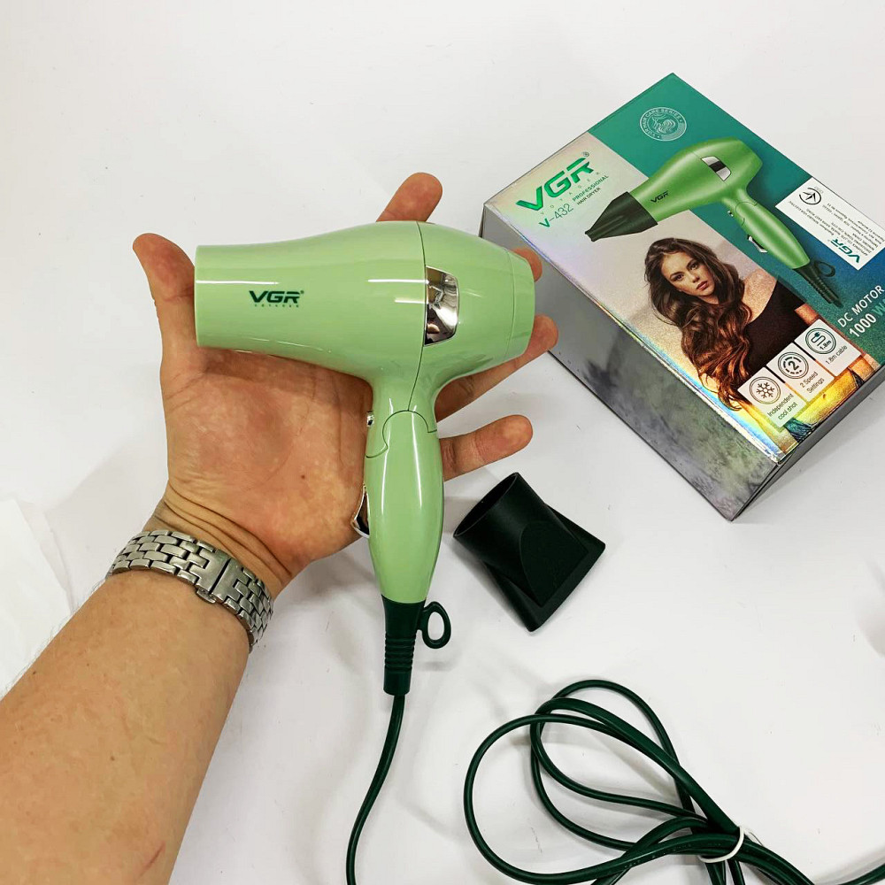Електричний фен для гладкого волосся VGR, Зручний надійний фен для волосся Сучасний US-55 Львів - фото 10