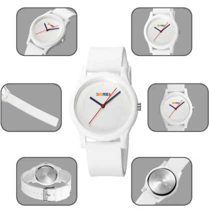 Жіночий наручний годинник Skmei 1880 Білий Київ