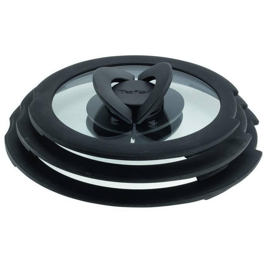 Набір скляних кришок Tefal Ingenio 16/18/20 см (L9849053) ( прозорий, чорний ) Харьков - изображение 1