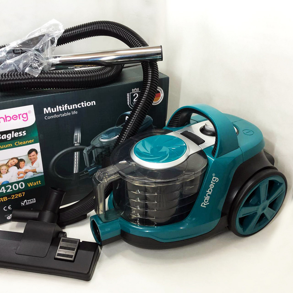 Надійний колбовий пилосос для пилу Rainberg, Пилосос циклонного типу з нера фільтром DZ-31 Львів - фото 8