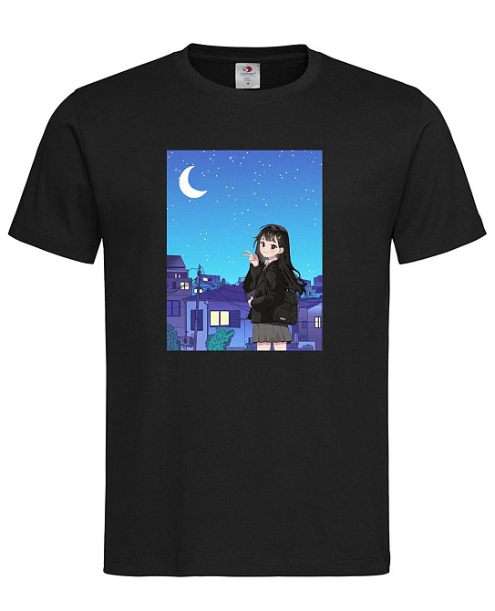 Футболка с аниме-принтом 