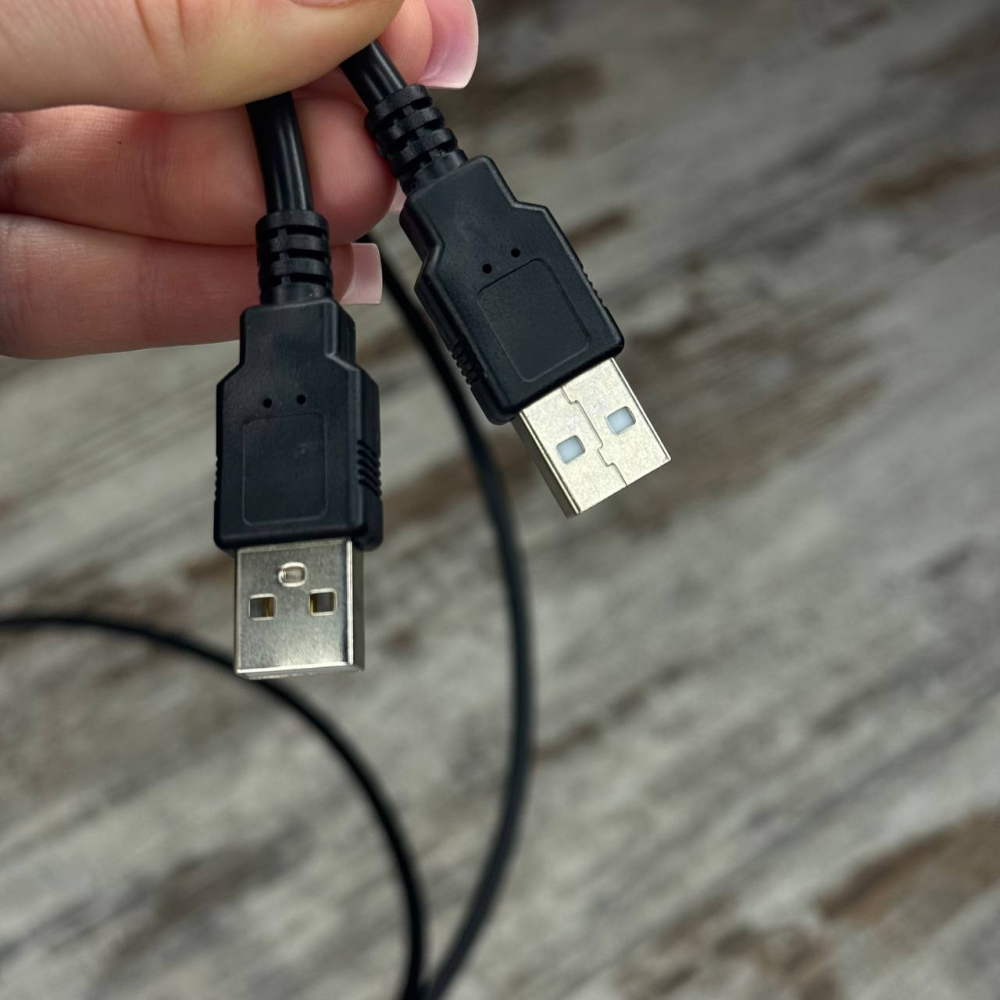 Кабель USB 2.0 AM - AM 1.5м для периферійних пристроїв з феритовим кільцем Київ - фото 4